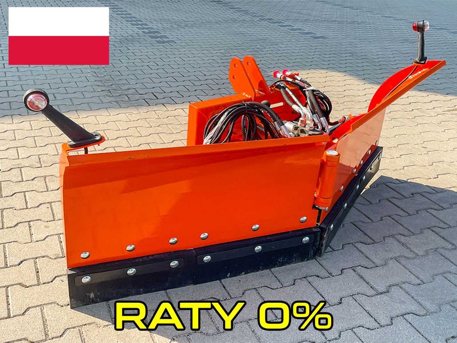 Pług Śnieżny komunalny Strzałka Składany  1,5 -2,2 m TUZ Metal Technik