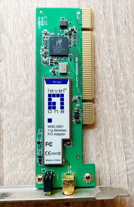 Level One placa Wireless LAN11G PCI WNC-0301