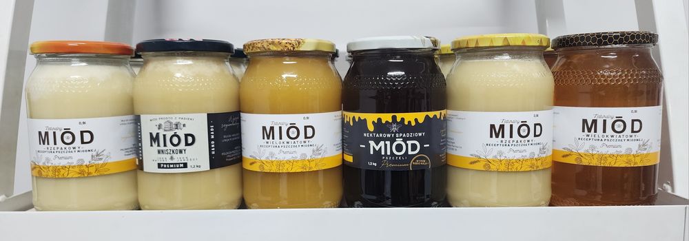 Miody miód lipa rzepak wielokwiatowy inne
