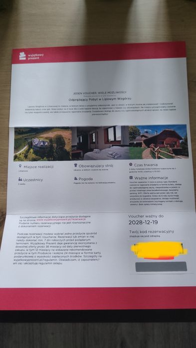 Voucher na pobyt w Spa