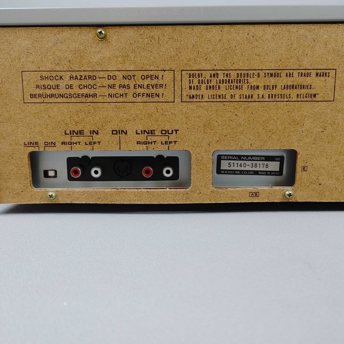 Magnetofon kasetowy DECK - Akai CS-M01A ładny stan 1980 rok Vintage