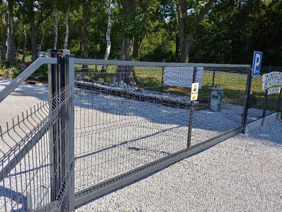 Brama przesuwna 4mx1,5m Ocynkownia i malowana proszkowo SOLIDNA