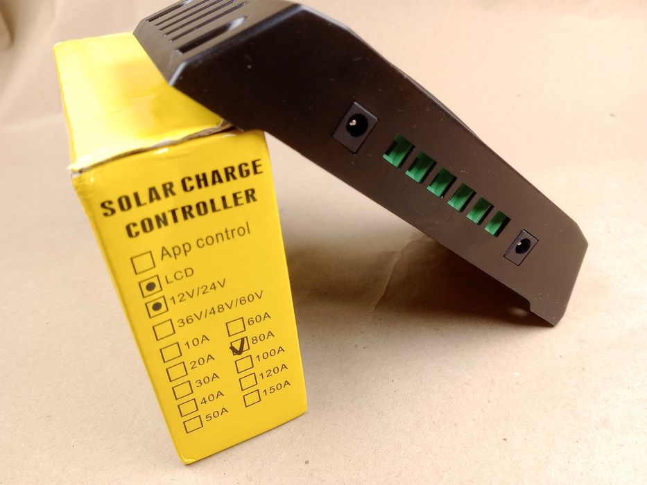 Сонячний контролер PWM SOLAR DC 12/24V 80A солнечный контроллер панели солнечной солнечная панель зелений тариф ШИМ кліматичне обладнання