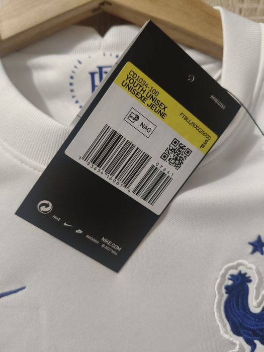 koszulka NIKE JR France Breathe Stadium AWAY 2020