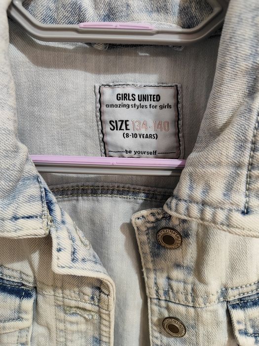 Kamizelka jeansowa, bezrękawnik, katana, denin