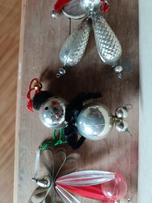 Ozdoby na choinkę PRL oryginalne
