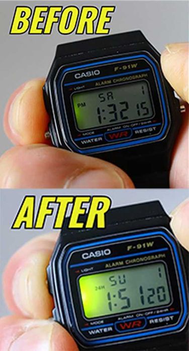 Casio F91W Modificado – Edição Toy Story, Novo