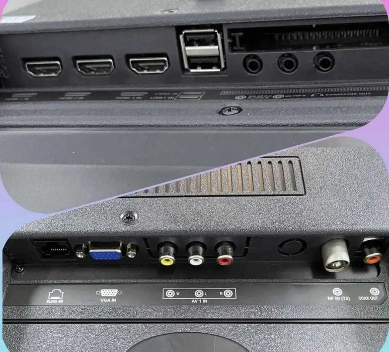 БЕЗ РАМОК|Телевізор 4K Smart TV T2 24 дюйма Wi-Fi, Bluetooth Телевизор