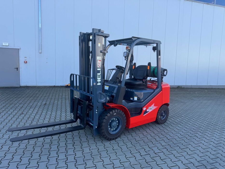 Wózek Widłowy Spalinowy Heli 2,5t Masz 3,3m Silnik Kubota LPG 2025-06