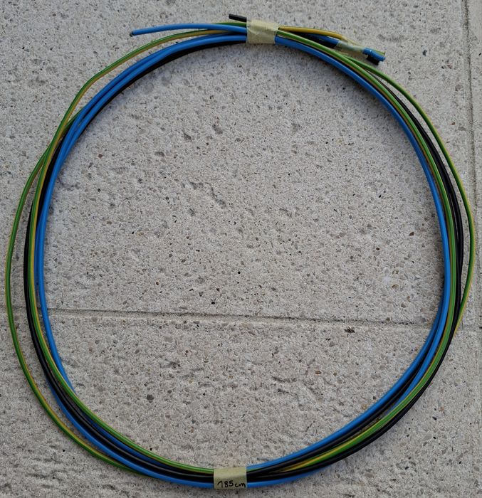 Fio eléctrico de cobre 2,5mm