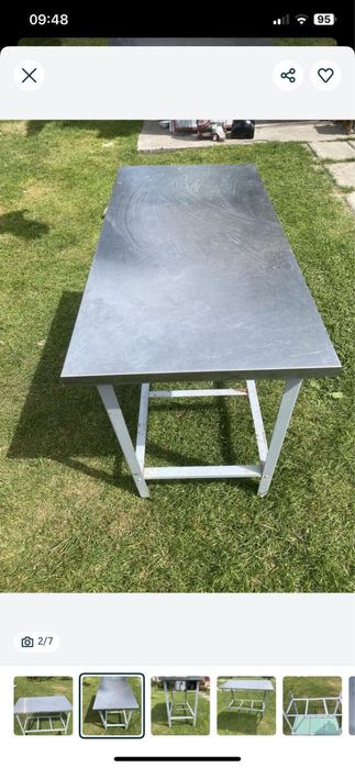 Стіл з нержавійки