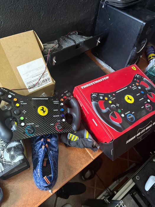 Volante Thrustmaster T598 PS5 caixa veloci th8a pedais tlcm volant ext