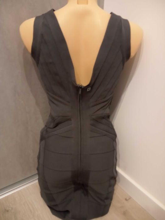 Sukienka bandażowa szara Tiffi S 36