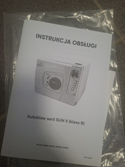 Autoklaw SUN 8L klasa B