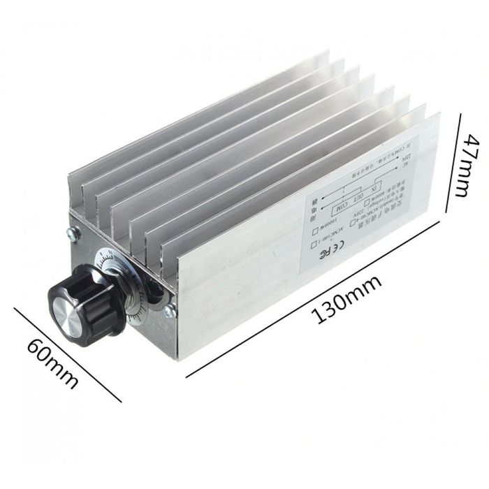 Регулятор напряжения, диммер  4000w с электронным табло(,4кВт,5кВт,6кВ