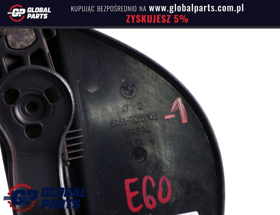 BMW E60 E61 E63 E64 Ramię Wycieraczki Prawe Prawy Przód