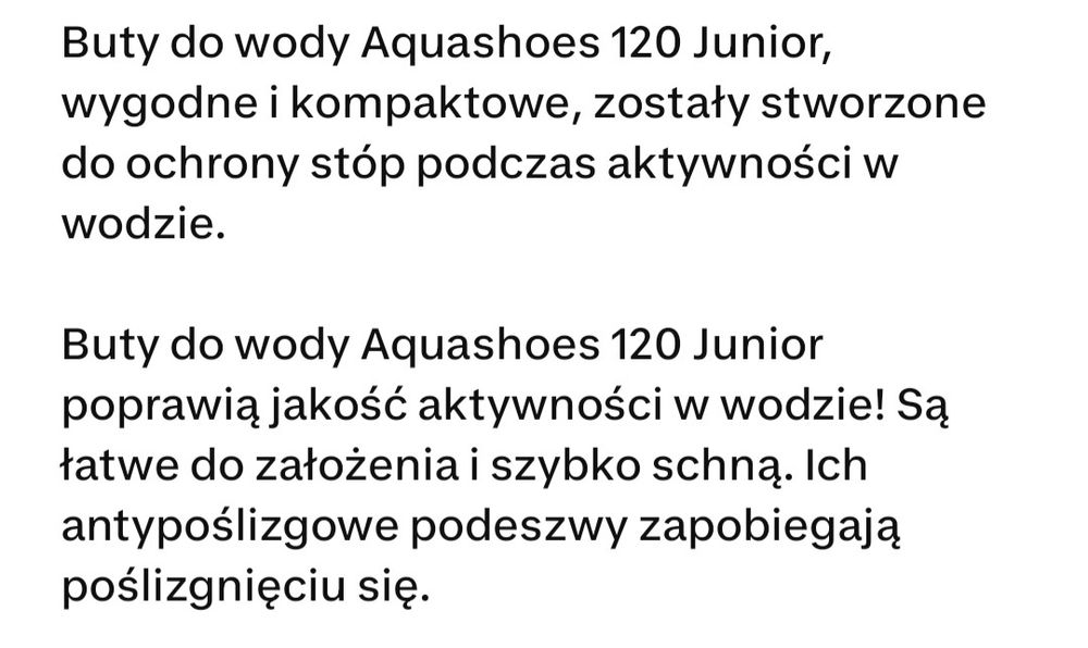 Buty do wody dziecięce r. 30 / 31