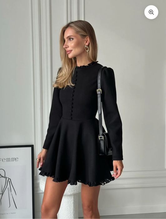 Чорна сукня ivina boutique / женское черное платье ивина бутик