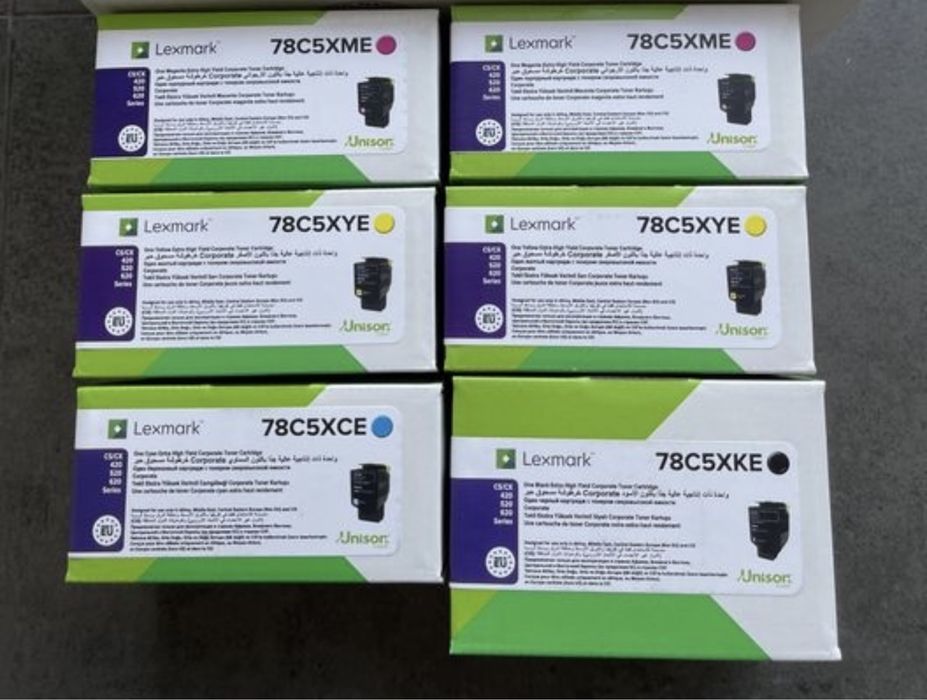 Катреджи Lexmark лазерный