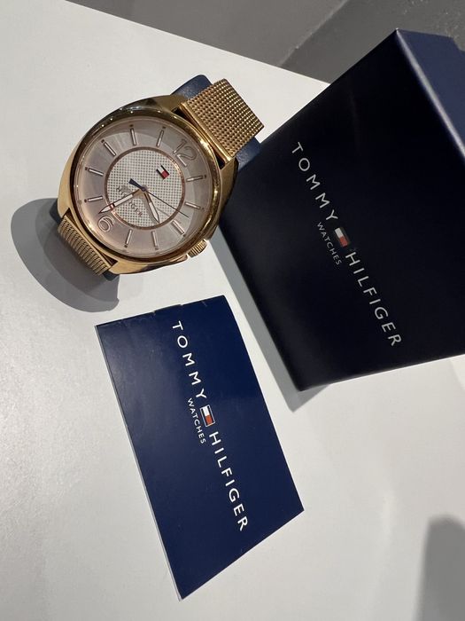 Tommy Hilfiger zegarek damski rose Gold pudełko