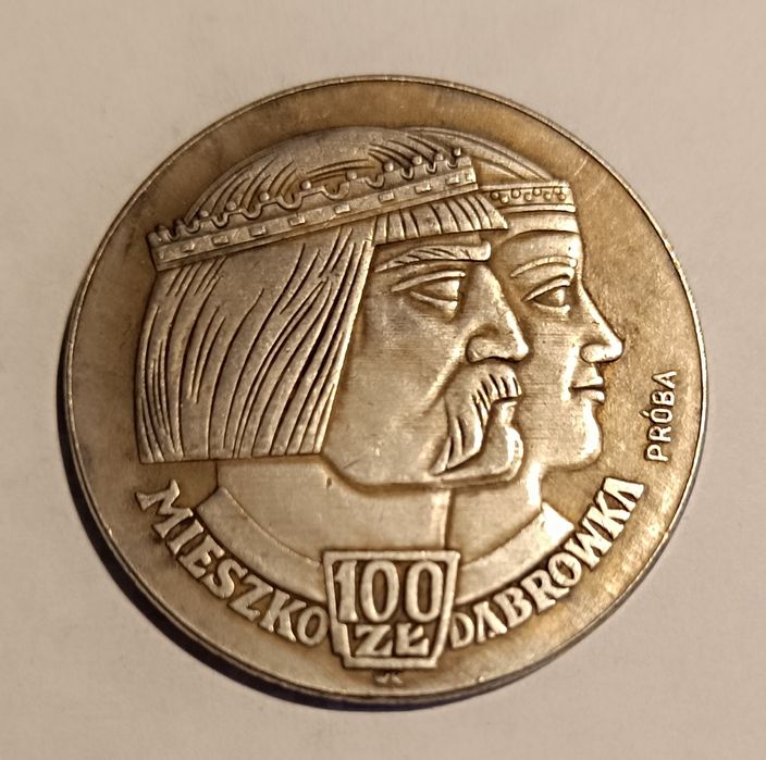 Moneta próbna o nominale 100 złotych z 1966 r