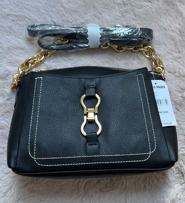 Czarna elegancka torebka Steve Madden Bsaul