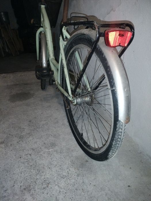 Rower miejski zielony