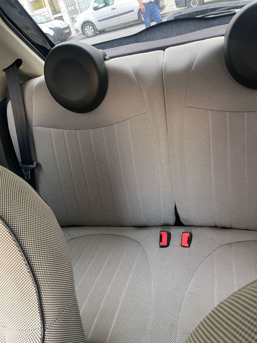 Fiat 500 preto 12/2011