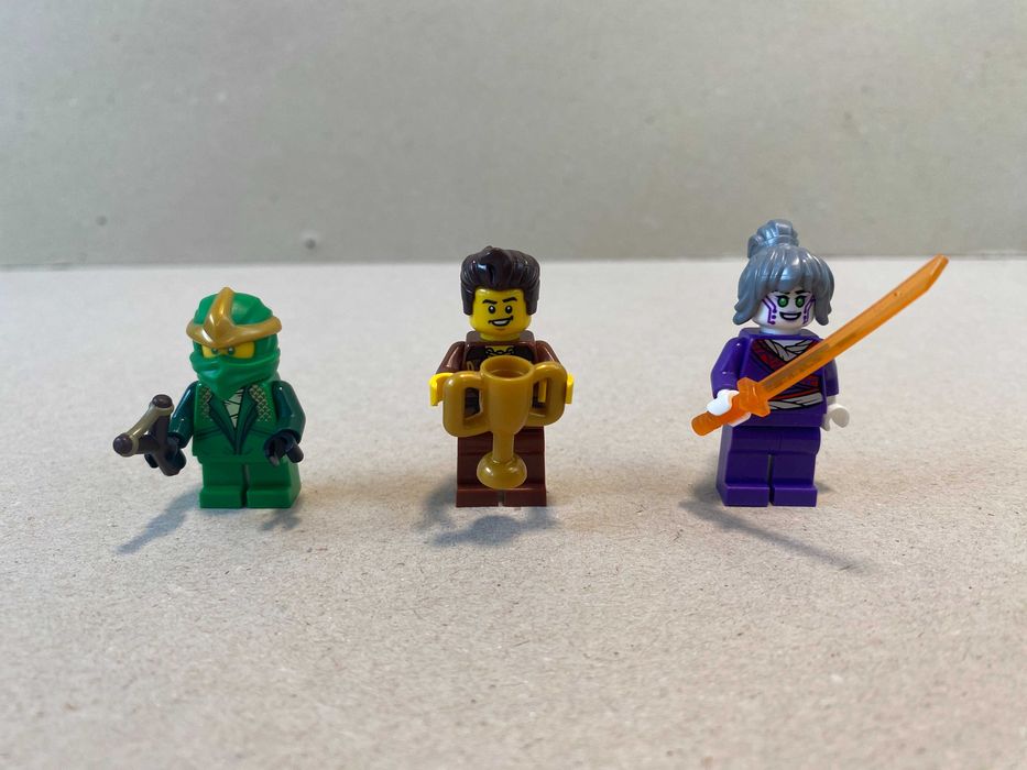 Rocznicowe Figurki Lego Ninjago: Lloyd, Dareth, Pixal