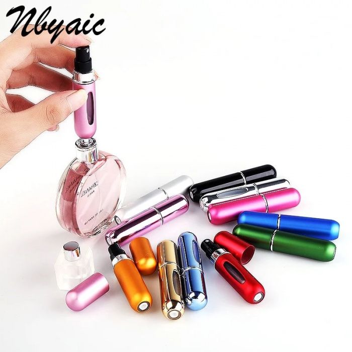 Recipiente para perfume recarregável