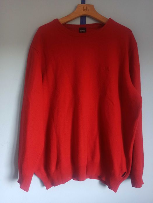 Sweter Hugo Boss 100% merino rozm L