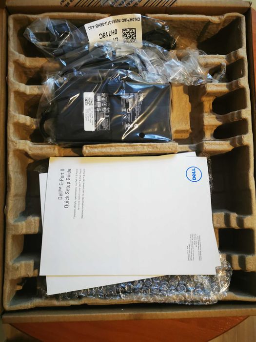 Nowa Stacja Dokująca DELL E-Port II K07A + Zasilacz 130W | Zestaw