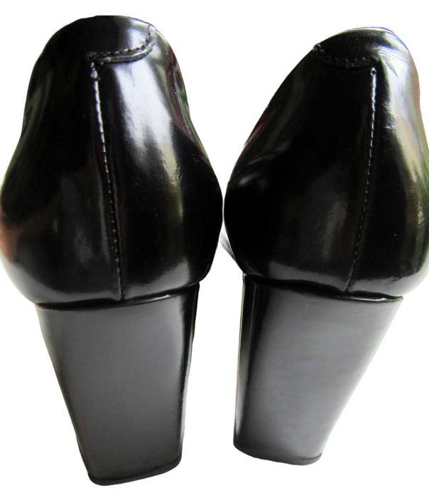 GINO ROSSI czarne wysokie szpilki, black high heels, 36