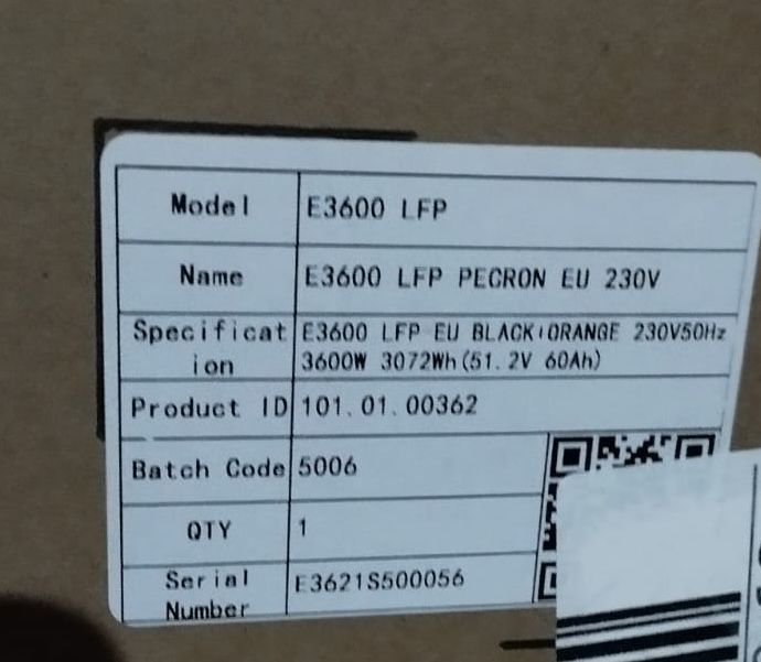Продам станцію Pecron E3600 lfp