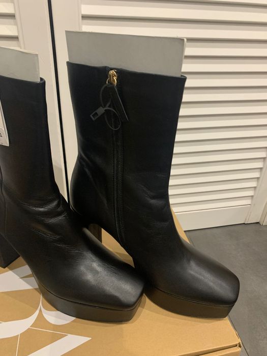 Zara kozaki botki skórzane na obcasie rozmiar 41 nowe