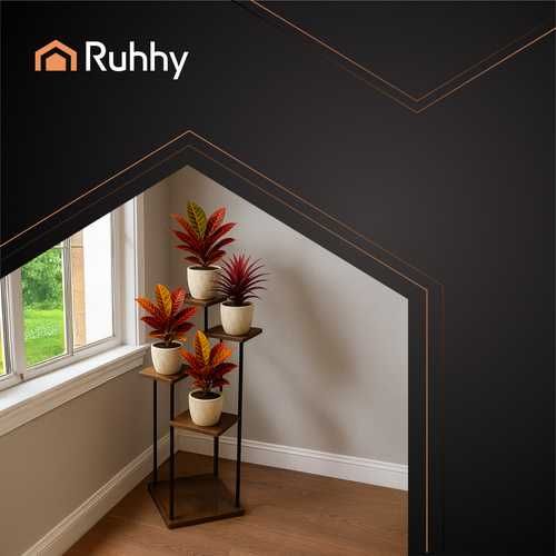 Підставка для квітів 107см, металева підставка для квітів Лофт