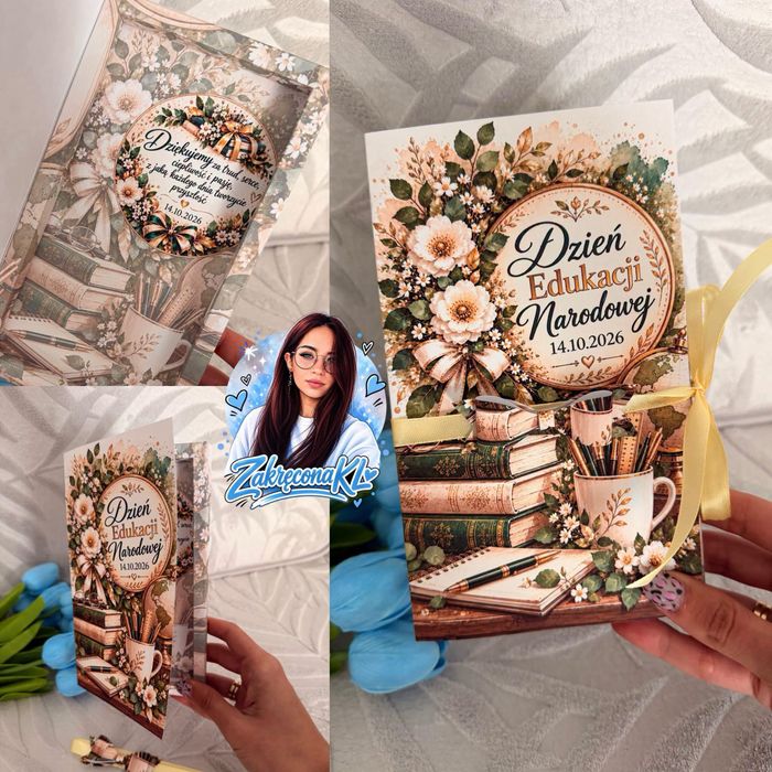 Ramka papierowa na Dzień Nauczciela