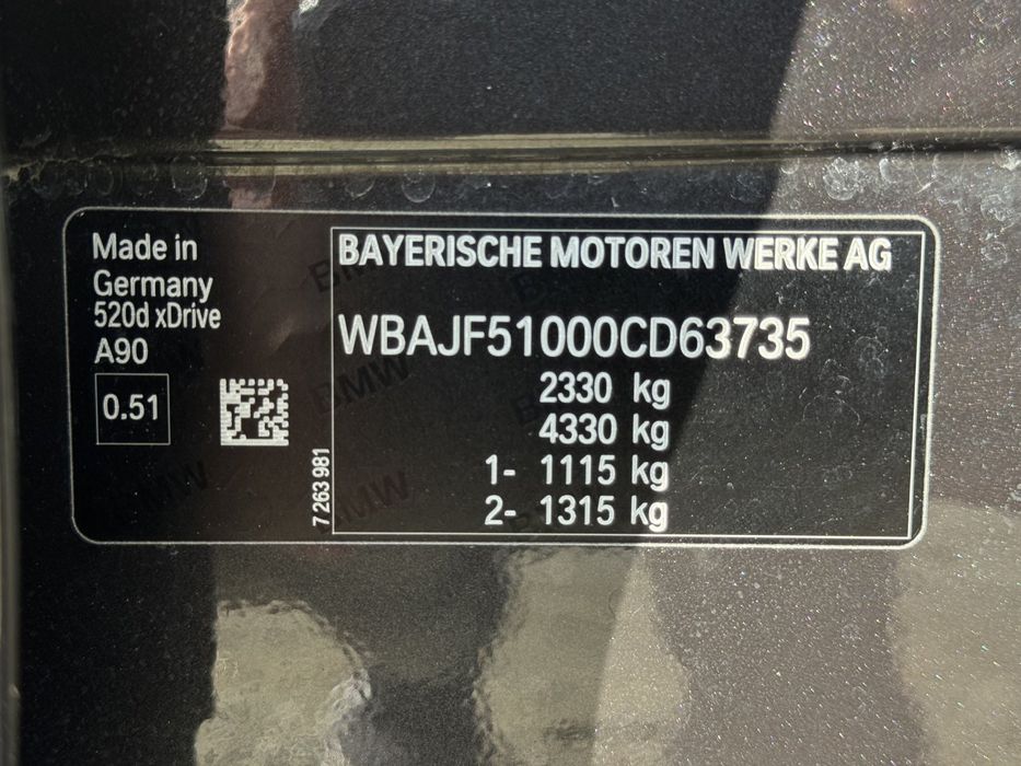 BMW 520d G30 xDrive Sportline 2.0d