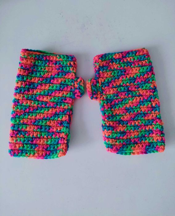 Rękawiczki mitenki Handmade