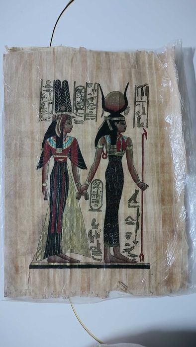 Papiro Egípcio pintado a mão