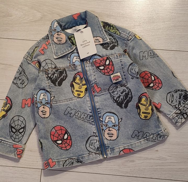 Джинсова куртка H&M Marvel для хлопчика