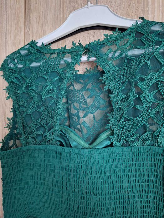 Sukienka r. 44 w kolorze butelkowej zieleni