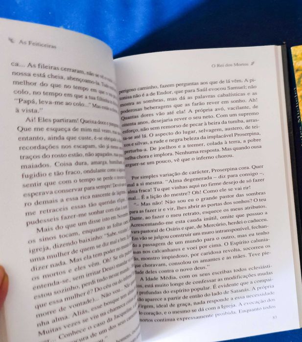 Lote 2 Livros Jules Michelet - As Feiticeiras
