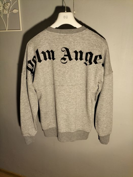 Modna bluza crewneck Palm Angels. Rozmiar S. Drill y2k streetwear