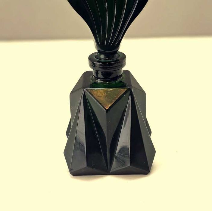 Perfumetka szkło malachitowe Curt Schlevogt