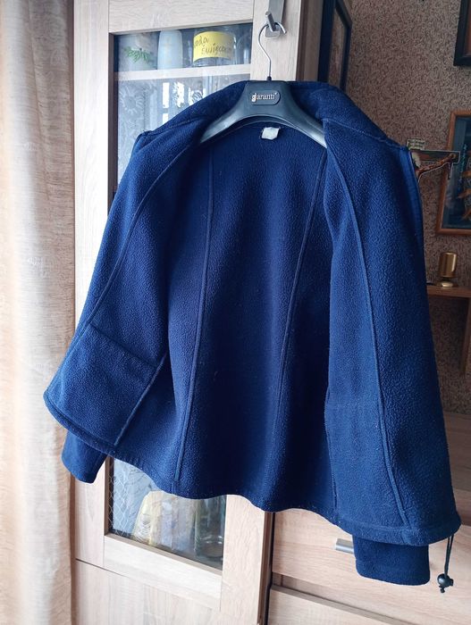 Bluza z polaru grubego granatowa