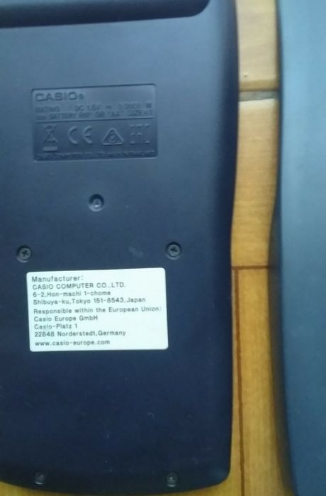 Calculadora Casio como nova