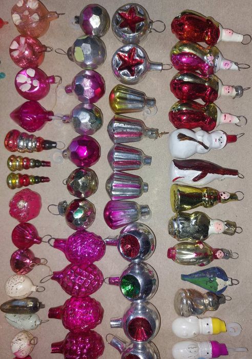 Игрушки ёлочные мини.