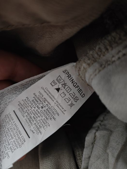 Calças / Jeans Wide Leg  Springfield 100% algodão – Tam. 40
