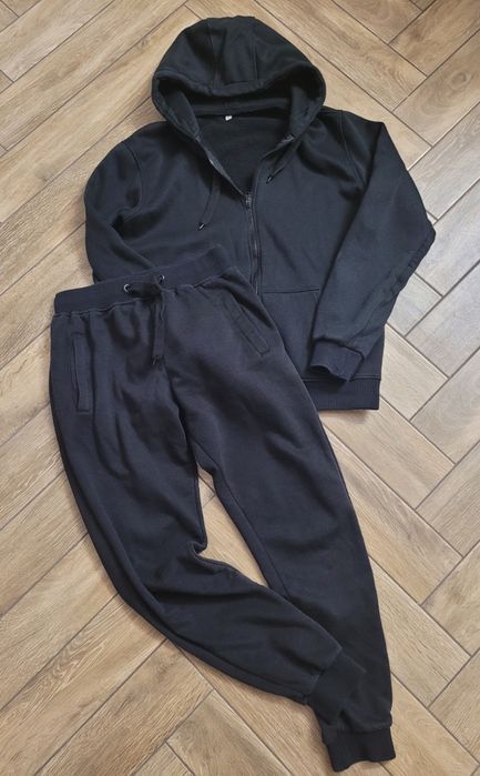 Czarny dres męski r s/m
